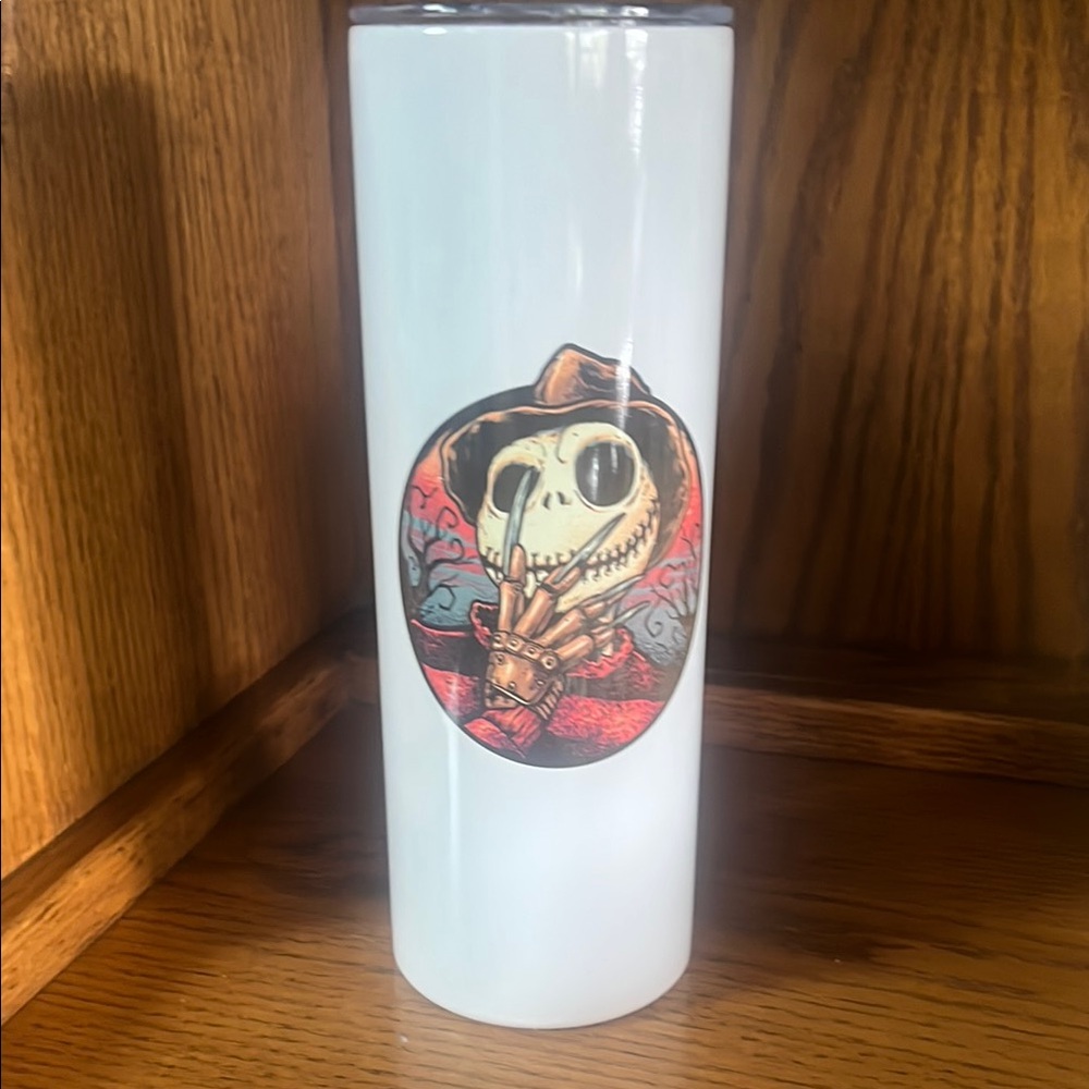 Freddy Jack Skellington tumbler